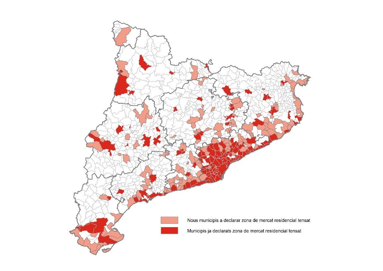 Mapa catalunya - zones tensionades